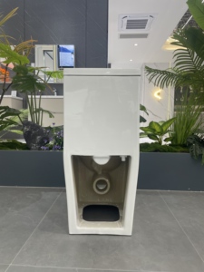 Hiện đại một mảnh gốm commode không có vành Đỏ bừng nhà vệ sinh thiết lập với dual-tuôn ra nước lưu trữ thiết bị bồn rửa & nhà vệ sinh bát - Product Image 6
