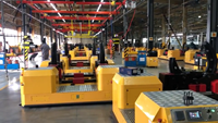 Robot AGV à guidage automatique certifié ISO Chine, capacité 5 tonnes, avec fonction de basculement, réglage multi-angle et fonction télescopique