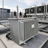 Transformateur de puissance immergé dans l'huile 10kV 11kV, transformateur de distribution triphasé, fabricant de transformateurs électriques