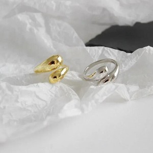 Bague lisse tendance coréenne couleur argent pour femmes, anneaux géométriques vintage, bijoux de mariage, cadeaux - Product Image 2