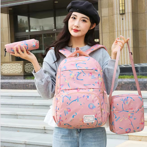 Sacs d'école tendance en gros pour étudiants, ensemble de 3 sacs à dos imperméables avec logo personnalisé, ensemble de sacs à dos pour étudiants - Product Image 6