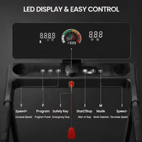 Cinta de Correr Plegable 2 en 1 con Logotipo Personalizado y Marca Privada, Potencia Máxima de 3.0HP, Máquina de Fitness para el Hogar, Compatible con OEM y ODM