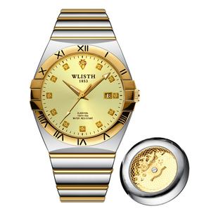 Reloj de Cuarzo de Lujo para Hombre, con Logotipo Personalizado, Resistente al Agua, de Acero, con Esfera Luminosa, Cristal y Caja de Aleación - Product Image 3