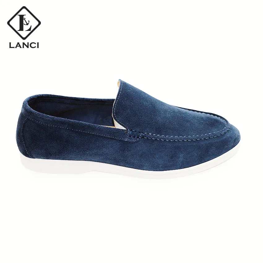 LANCI 2022 New Arrivals Men Loafer Shoes Discount Embroid Trendy Walking Style men slip on casual shoes