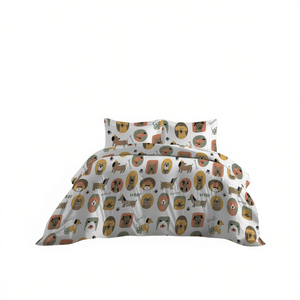 Juego de Funda de Edredón Cani, 100% Algodón Italiano, Cama Individual 155x200cm - Product Image 3