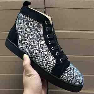 Chaussures rétro de haute qualité, en cuir véritable, baskets montantes de créateur pour hommes et femmes, style lacets, chaussures de marche - Product Image 2