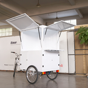 Nuevo Triciclo de Comida <span class=keywords><strong>Ester</strong></span>, Bicicleta de Café - Product Image 3