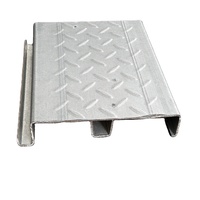 Panneau de plancher composite sans béton |   Plateforme de stockage en acier à installation à sec pour entrepôt et construction de bâtiments