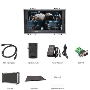 Seetec 4K280-9hsd-co 28 "4k UHD phát sóng giám đốc màn hình, Quad <span class=keywords><strong>HDMI</strong></span> chia, tập trung hỗ trợ, trường hợp kim loại, OEM nhà máy trực tiếp - Product Image 6