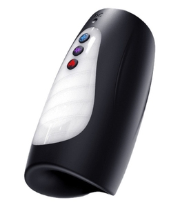 ถ้วยสำเร็จความใคร่ของผู้ชายกันน้ำสีดำพร้อมกระเป๋าช่องคลอดและการสั่นสะเทือนสำหรับผู้ชาย IPX-7 - Product Image 3