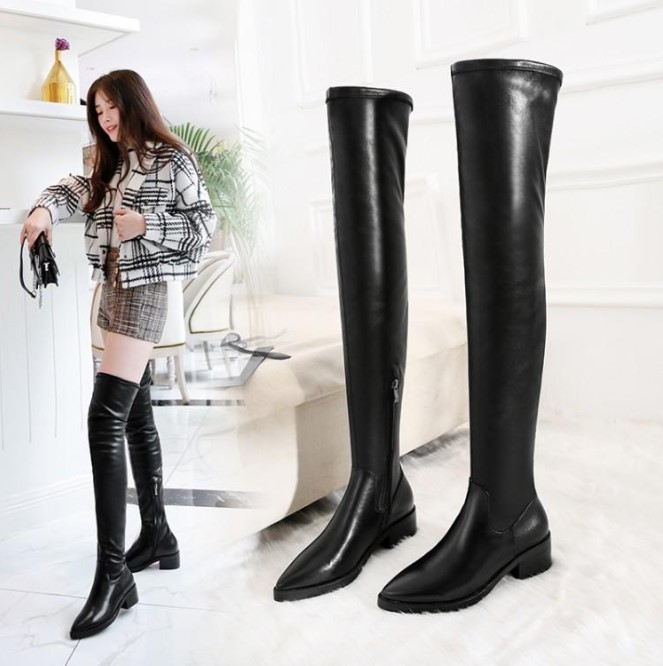 Botas Largas Negras Sin Tacon | MercadoLibre 📦