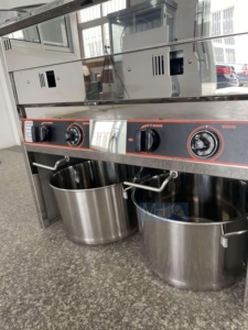 เครื่องทอดแก๊สแบบเปิดขนาด 20 ลิตร + 20 ลิตร พร้อมถาดน้ำมัน สำหรับทอดไก่และอาหารอื่นๆ - Product Image 3