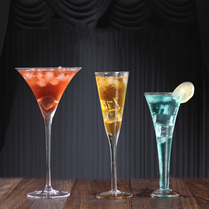 Tasse en verre <span class=keywords><strong>de</strong></span> cristal à haute tige <span class=keywords><strong>de</strong></span> conception <span class=keywords><strong>de</strong></span> <span class=keywords><strong>bouche</strong></span> inclinée classique pour <span class=keywords><strong>la</strong></span> dégustation d'arômes d'hôtel <span class=keywords><strong>de</strong></span> vin rouge élégant pour les verres <span class=keywords><strong>de</strong></span> champagne et - Product Image 2