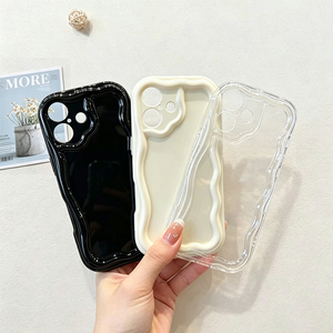 Nueva Funda Protectora Flexible de TPU a Prueba de Golpes para iPhone 11 12 13 14 15 16 17 Pro <span class=keywords><strong>Max</strong></span> <span class=keywords><strong>Plus</strong></span> <span class=keywords><strong>Air</strong></span>, con Acabado Pintado en Crema - Product Image 1
