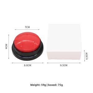 Botón <span class=keywords><strong>de</strong></span> Comunicación para Perros y Gatos, Sonido <span class=keywords><strong>de</strong></span> Comunicación para <span class=keywords><strong>Mascotas</strong></span>, Juguete <span class=keywords><strong>de</strong></span> Entrenamiento con Grabación, Modelo <span class=keywords><strong>de</strong></span> la Juventud Comunista - Product Image 4