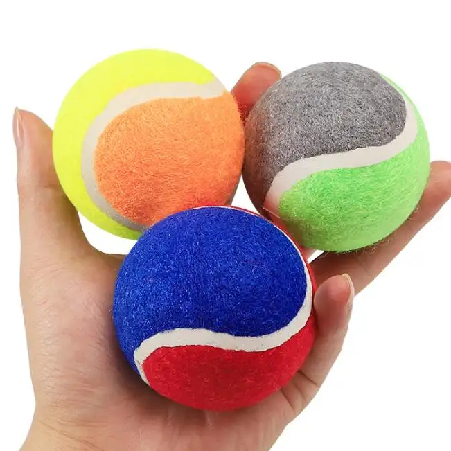 Lager Sound Hund Tennis Ball Spielzeug Hohe Elastizität Pet Outdoor Training Ball Spielzeug Für Hund katzen