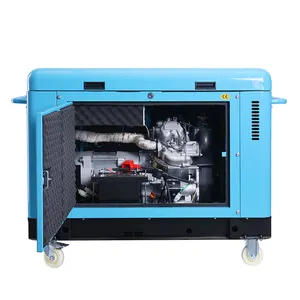 Cilindro motore Diesel 15KVA 14KW generatore silenzioso alimentazione di emergenza monofase trifase