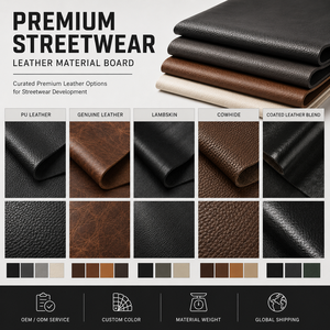 <span class=keywords><strong>Pantaloncini</strong></span> Corti da Uomo in Vera Pelle PU Goffrata, Stile Baggy, con Doppia Ginocchiera, Personalizzabili OEM - Product Image 3