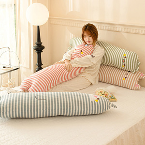 Oreiller souple et respirant pour mère et bébé Oreiller latéral à longue bande Lapin <span class=keywords><strong>Enceinte</strong></span> Femmes Enfants Grand coussin en peluche pour canapé-lit - Product Image 2