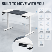 AOR Nouveau Bureau Électrique Silencieux à Hauteur Réglable Ergonomique, Double Usage Assis-Debout, pour Bureau et Étude, 3 Vitesses avec Mémoire, Vente en Gros Usine