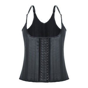 YiQun Top Corsé Moldeador de Cuerpo Tallas Grandes con 25 Varillas de Acero, Faja Colombiana Reductora de Abdomen de Látex, Chaleco Entrenador de Cintura - Product Image 2