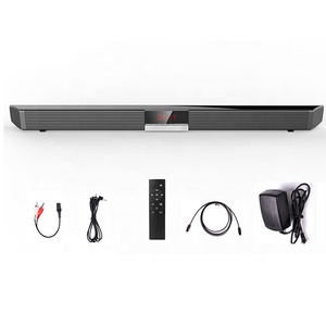 SR100 sound <span class=keywords><strong>bar</strong></span> montaggio a parete barra de sonido blue tooth <span class=keywords><strong>sistema</strong></span> di altoparlanti home theater con sveglia soundbar con subwoofer per tv - Product Image 6