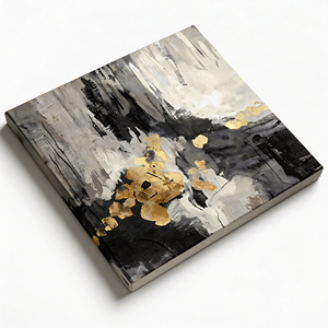 Peinture sur toile sans cadre moderne, décoration murale, impression abstraite artistique, nature morte et peintures personnalisées faites à la main, décoration intérieure - Product Image 1