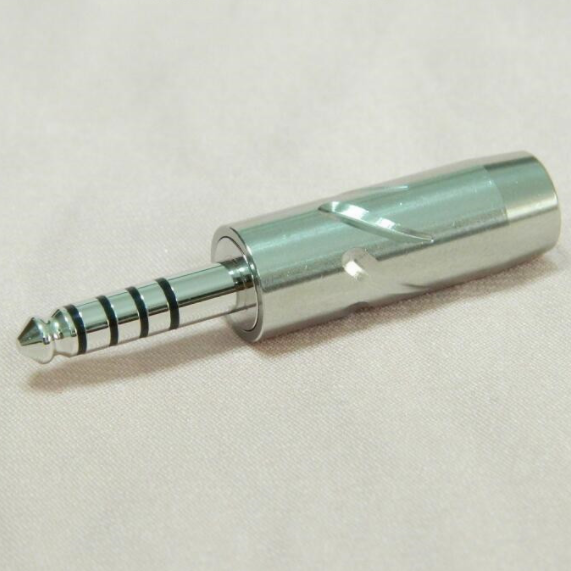Jack 4.4mm 5 Poles Male Plug 4.4 MM 5 Poles Stereo Plug Soldering Headphone Wire Connector for 6MM Cable