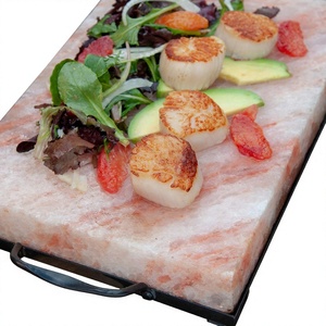 Bloc de sel de l'Himalaya de qualité supérieure, grade A, naturel, rose, taille personnalisable pour la cuisson au barbecue et l'utilisation en cuisine - Product Image 1