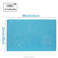 GKS Oferta Especial A3 Tapete de Corte Azul de Varios Colores para Plotter, Tapete de Corte de Doble Cara para Patchwork y Herramientas de Bricolaje