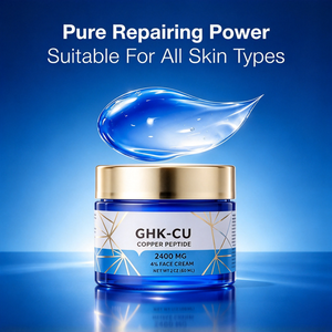 Crème Visage GHK CU Tripeptide de Cuivre 1 avec Hyaluronate de Sodium, Panthénol et Beurre de Karité Hydratante, Nourrissante et Réparatrice - Product Image 5