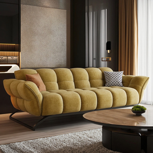 บัวพื้นโซฟาผ้าคอตตอน<span class=keywords><strong>เนื้อ</strong></span>แกะกำมะหยี่ทรงกลีบ<span class=keywords><strong>เมฆ</strong></span>ลูกกวาดนุ่มหรูหราออกแบบเป็นเครือข่ายที่มีไส้ฟองน้ำปรับแต่งได้แบบไม่มีสี - Product Image 3