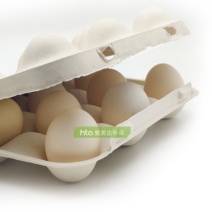 Barquettes à œufs en pulpe moulée biodégradable en canne à sucre, compostables, pour usage alimentaire - Product Image 3