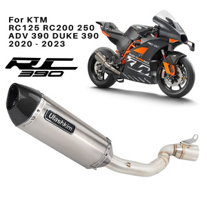 Escape para silenciador de motocicleta Sistema de escape para KTM RC125 RC200 250 ADV <span class=keywords><strong>390</strong></span> <span class=keywords><strong>DUKE</strong></span> <span class=keywords><strong>390</strong></span> <span class=keywords><strong>2020</strong></span> - 2023 Escape de motocicleta - Product Image 1