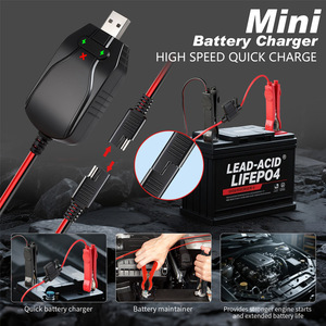 Portable motorcycle battery charger, solar photovoltaic power generation car 12V battery charger Direct sale L172 - Product Image 6