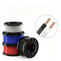 Cable Eléctrico de Cobre Libre de Oxígeno al 99.99% THHN THWN para Construcción, Calibre 10AWG 12AWG 14AWG, Sólido/Trenzado