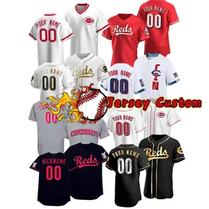 2022 New Men's Cincinnati Reds Custom 5 Johnny Benc 13 Asdrubal Cabrera 7 Eugenio Suarez Stitched S-5xl Baseball Jersey