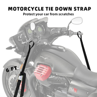 Vente en gros de 2 pièces 1 pouce 25mm 550kgs boucle à came sangle d'arrimage de moto sangles d'arrimage sangle de guidon pour Dirt Bike