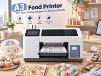 Nouvelle imprimante à plat Reeleyin à encre comestible CMYK entièrement automatique haute vitesse, impression en 3 minutes, Ethernet haute résolution pour biscuits, gâteaux, gaufrettes