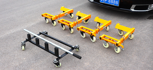 Déplaceur de véhicules hydraulique, chariot de manutention de voitures avec barre de remorquage - Product Image 4