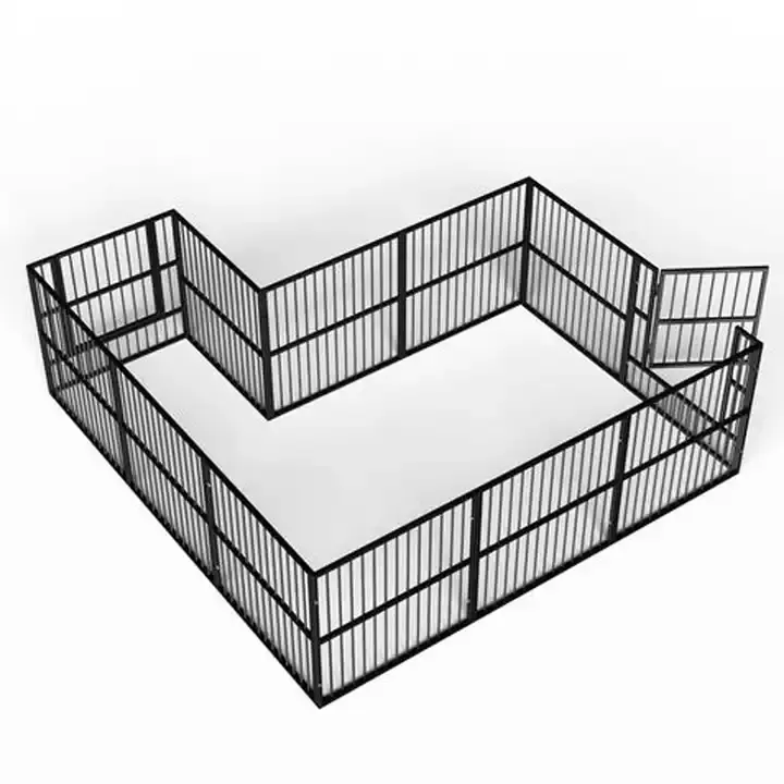 Wholesale Heavy Duty Metal Wire Outdoor Square Tube Pet Playpen Portable Dog Fence Puppy Exercise Pen For Sale