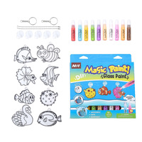 Kit de peinture sur verre DIY 10 couleurs, non toxique, décorations murales pelables, ornements attrape-soleil, ensemble de peinture magique fait main pour enfants, jouet créatif
