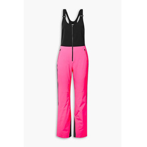 <span class=keywords><strong>Pantalon</strong></span> de <span class=keywords><strong>ski</strong></span> salopette femme personnalisé imperméable color block rose <span class=keywords><strong>noir</strong></span> softshell coupe ajustée pour snowboard - Product Image 1