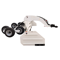 Niveleur hydraulique à col de cygne avancé pour satellite, commande laser double, capacité 2600 kg, de 3 m à 5 m, personnalisé en usine