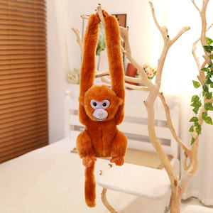 Jouet en peluche singe personnalisé, animal en peluche doux avec design personnalisé pour les enfants de 3 ans et plus, cadeau unisexe - Product Image 4