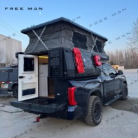 Camper amovible en aluminium à coque souple pour Toyota Tundra