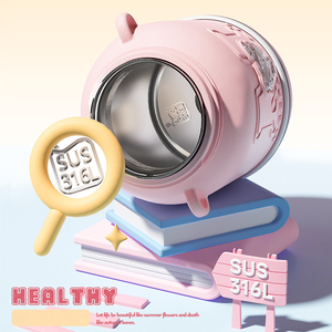 <b>Large</b> 480ml 316 Stainless Steel Vacuum Insulated Cup Straw For Children 6-12 Hours Thermal Insulation Boiling Water <b>Safe</b> - Product Image 6