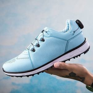 Chaussures de golf pour hommes style britannique HYGP-03 – Personnalisez votre marque, grandes tailles, directement de l'usine, imperméables et respirantes, fabriquées en Chine - Product Image 2