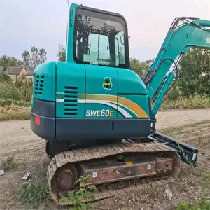 China manufacturing high quality second-hand Sunward Swe60e excavator Small crawler excavator