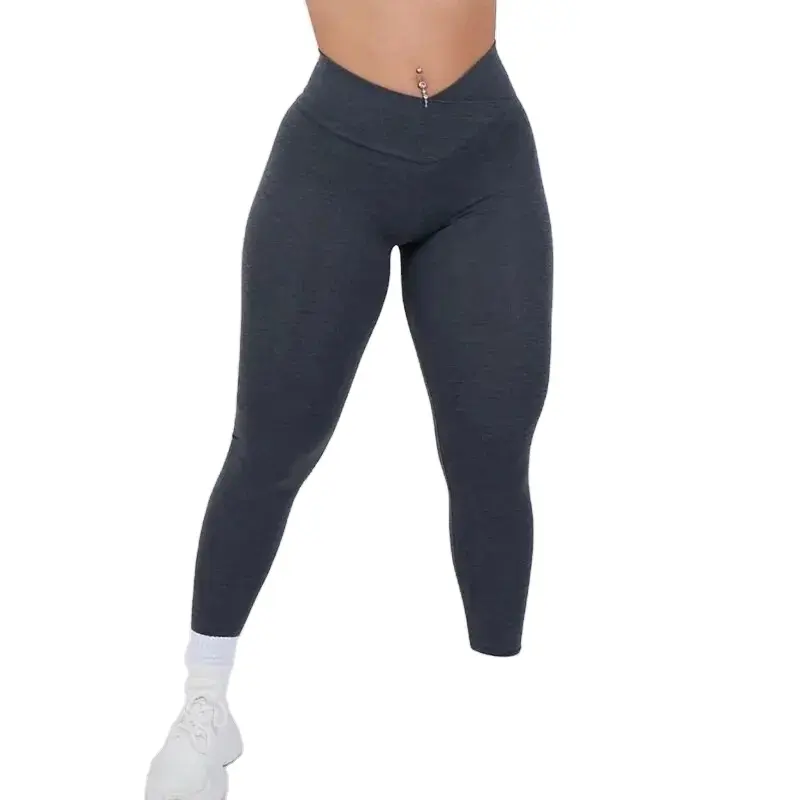 V Waist Scrunch Butt Women Seamless Legging Sexy Booty Workout Gym Tights Fitness Yoga Legging Jogging Tights